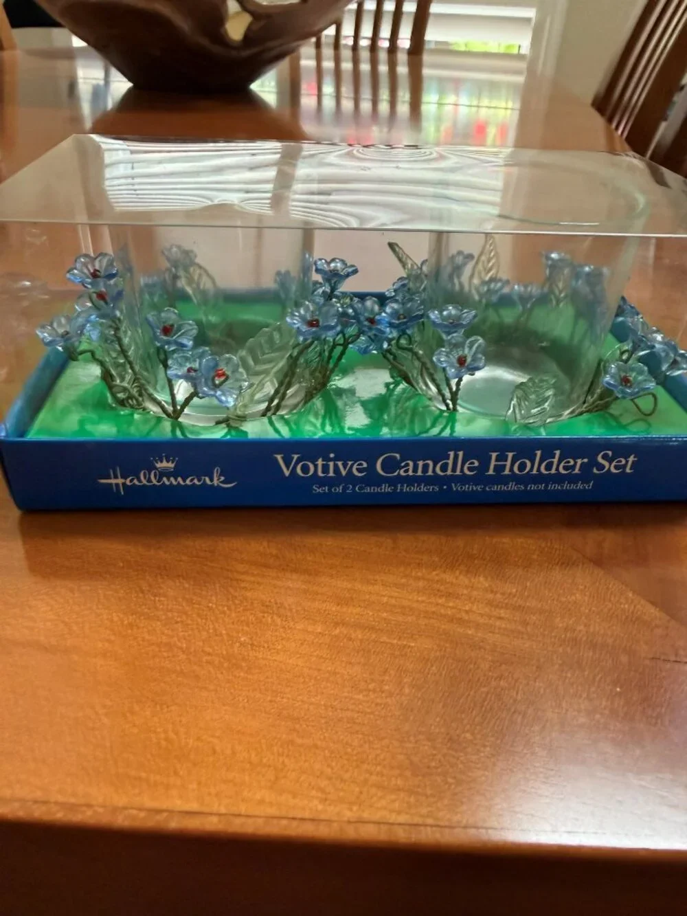 Hallmark Votive Candle Holder Set - Floral and Leaf